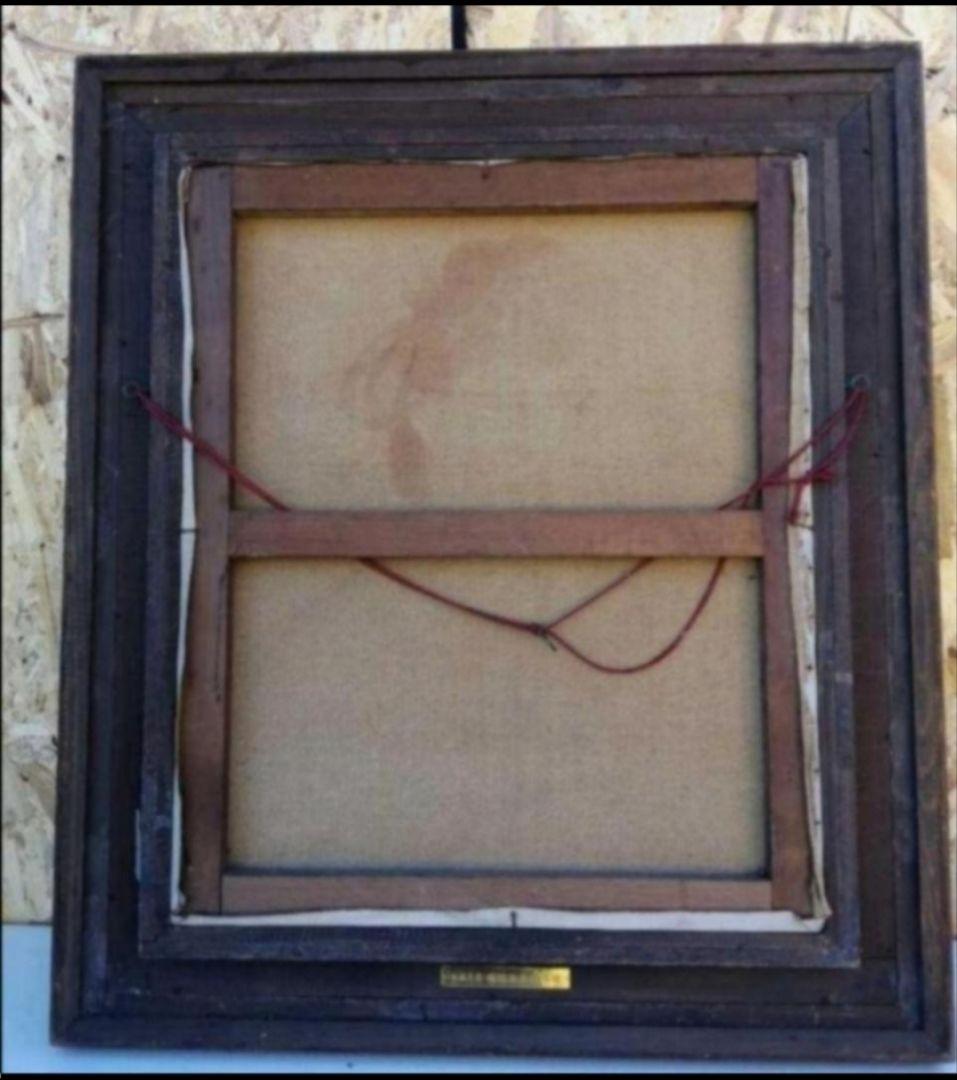 金運アップ■骨董■聖徳太子肖像画ビンテージ油絵福田元首総理寄贈大蔵大臣贈り物原画