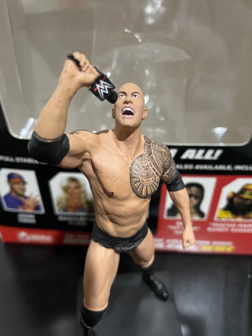 WWE Championship The Rock フィギュア
