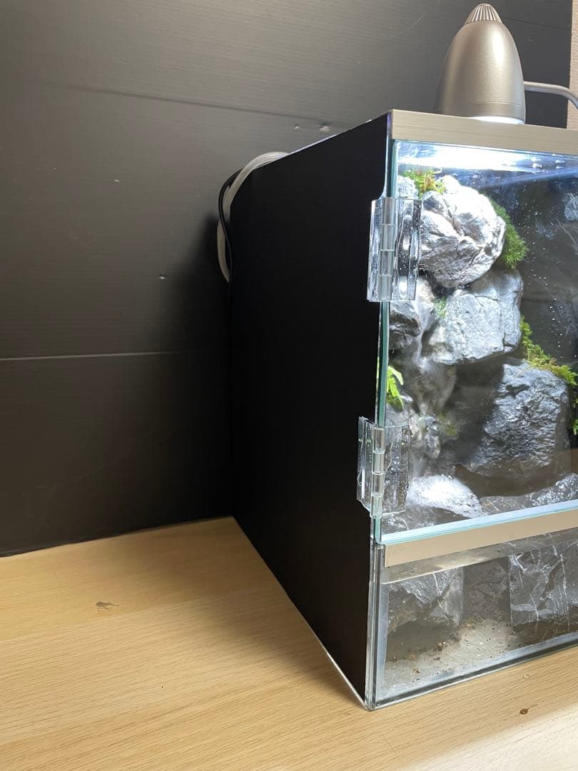 y*u様 【完成品】迫力のある大きな滝のアクアテラリウム