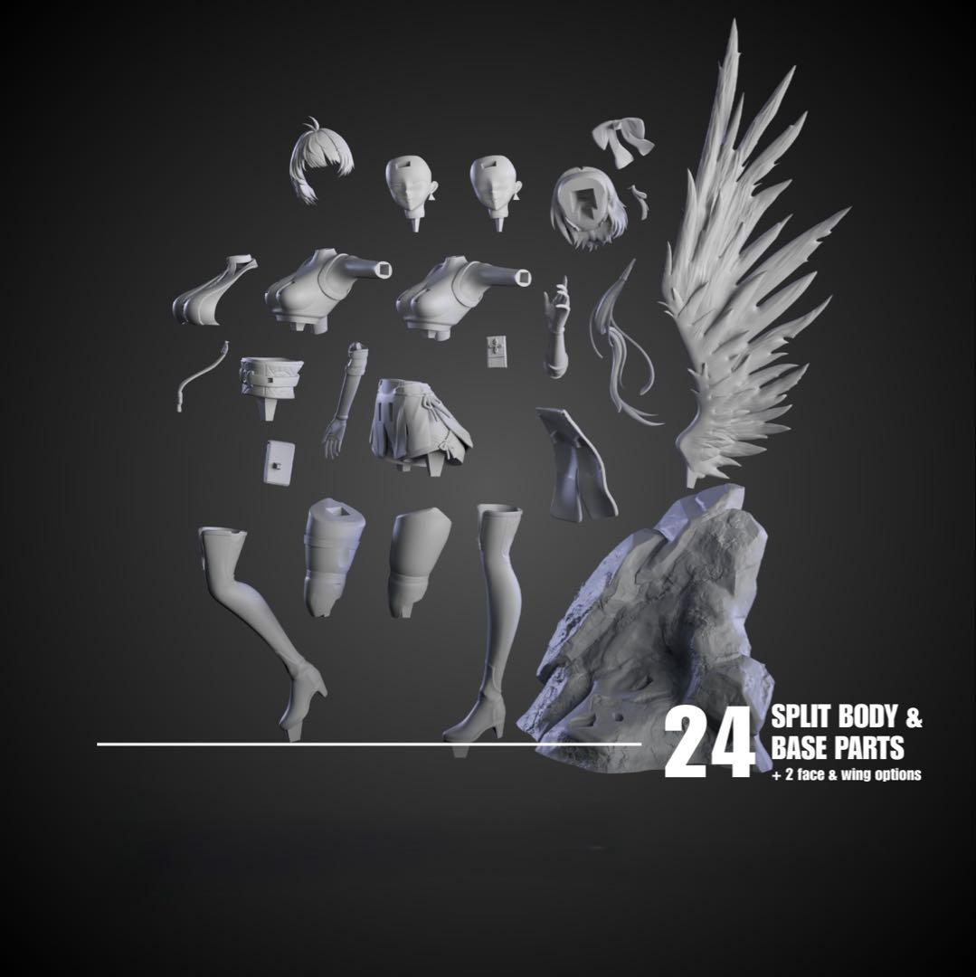 鳴潮　ウーファ　ガレージキット　美少女　美女　未塗装未組立　1/7 フィギュア