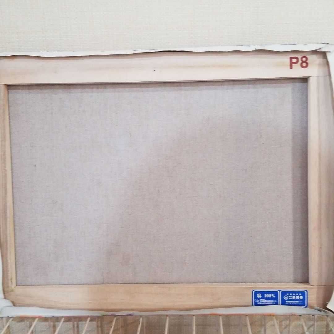 油絵　専用　カラフルおしゃれ猫三姉妹