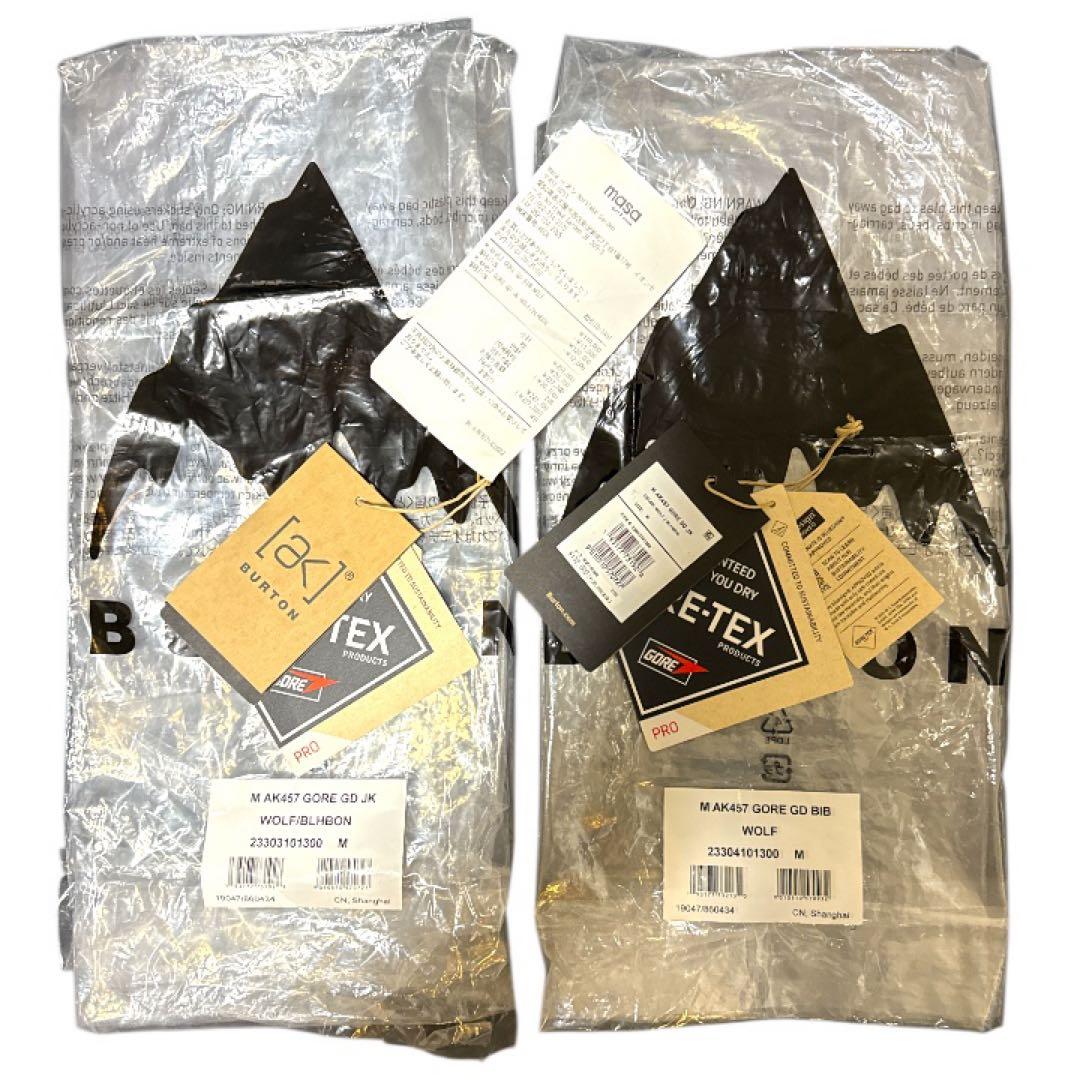 BURTON AK457 ガイドジャケット　セットアップ　Mサイズ　購入明細書有