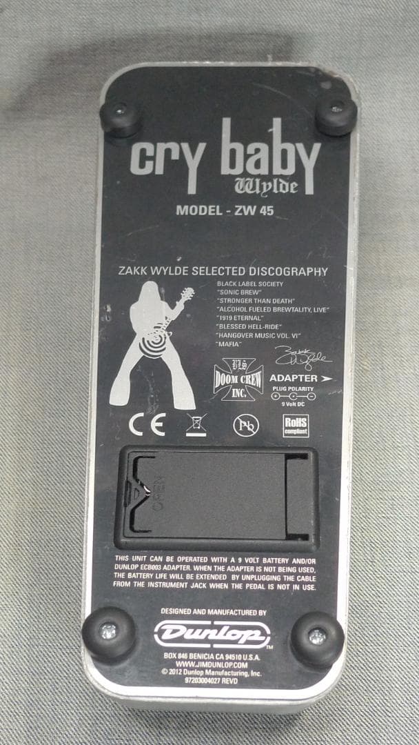 y805■WYLDE Wah cry baby ボディ＋アーティストモデル？基板