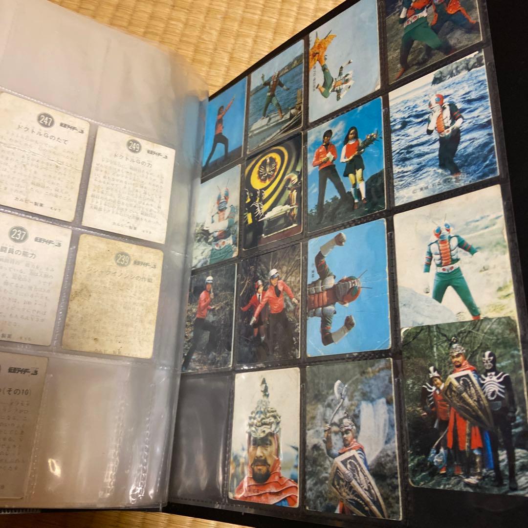 70年代当時物カルビー仮面ライダーＶ３カードたくさん