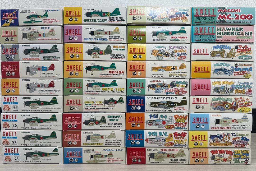 未組立 1/144 プラモデル SWEET 36個 PRESENTS有 ※r2※