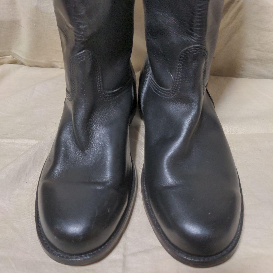 本革半長靴　ブーツ　日本海軍　第三種軍装タイプ　白バイ　コスプレ　本皮　27