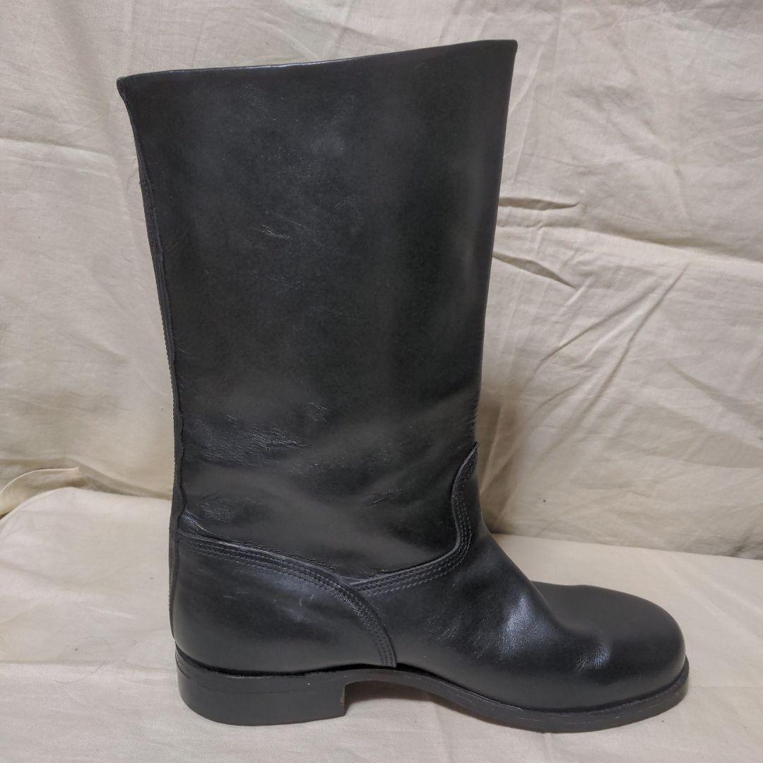 本革半長靴　ブーツ　日本海軍　第三種軍装タイプ　白バイ　コスプレ　本皮　27