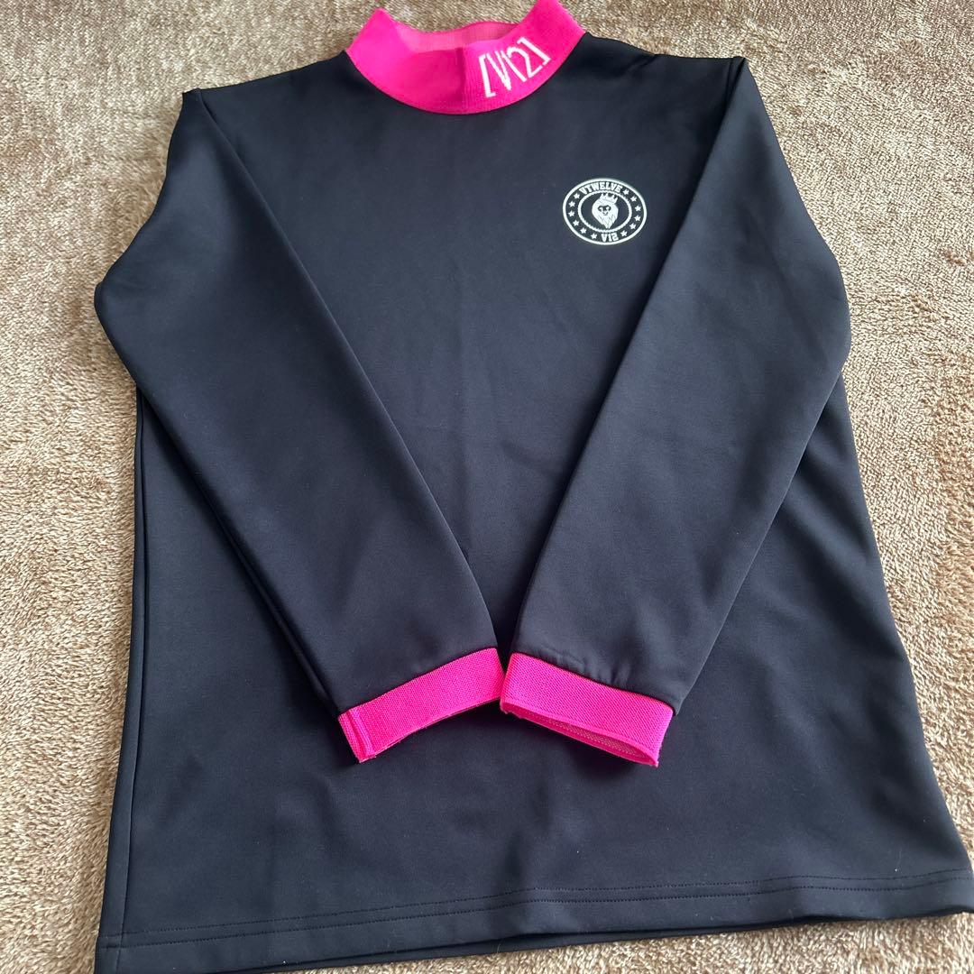 黒ピンク 長袖シャツ [V TWELVE]