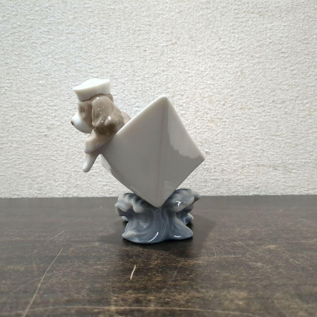 リヤドロ No.6642 「お船に乗って」陶器 西洋陶磁　M2330