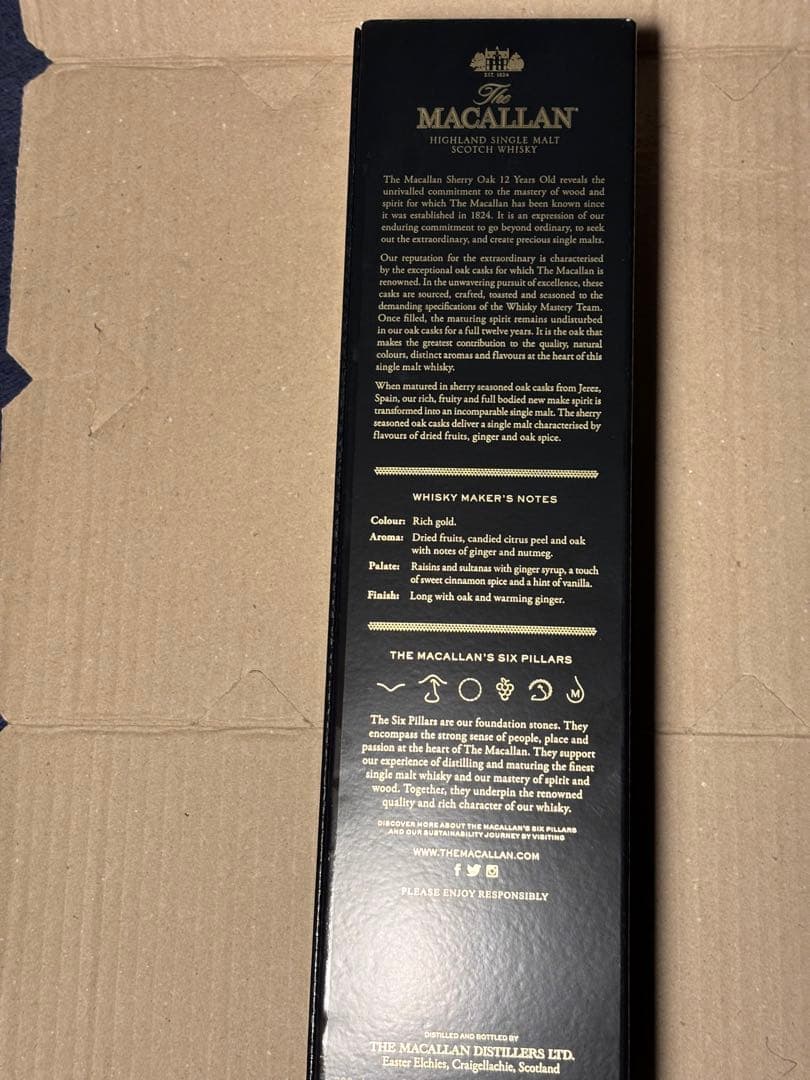 ウイスキー The Macallan12Years Old Sherry Oak Cask