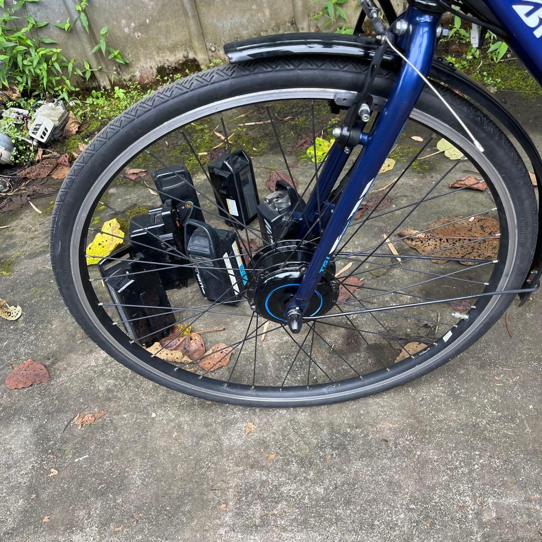 ブリヂストン 電動アシスト自転車 青　b200