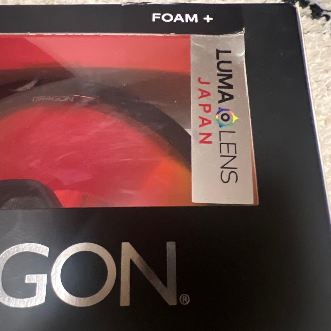 未使用女性子供　DRAGON オーバーザグラス ゴーグルDXT メガネ対応スノボ