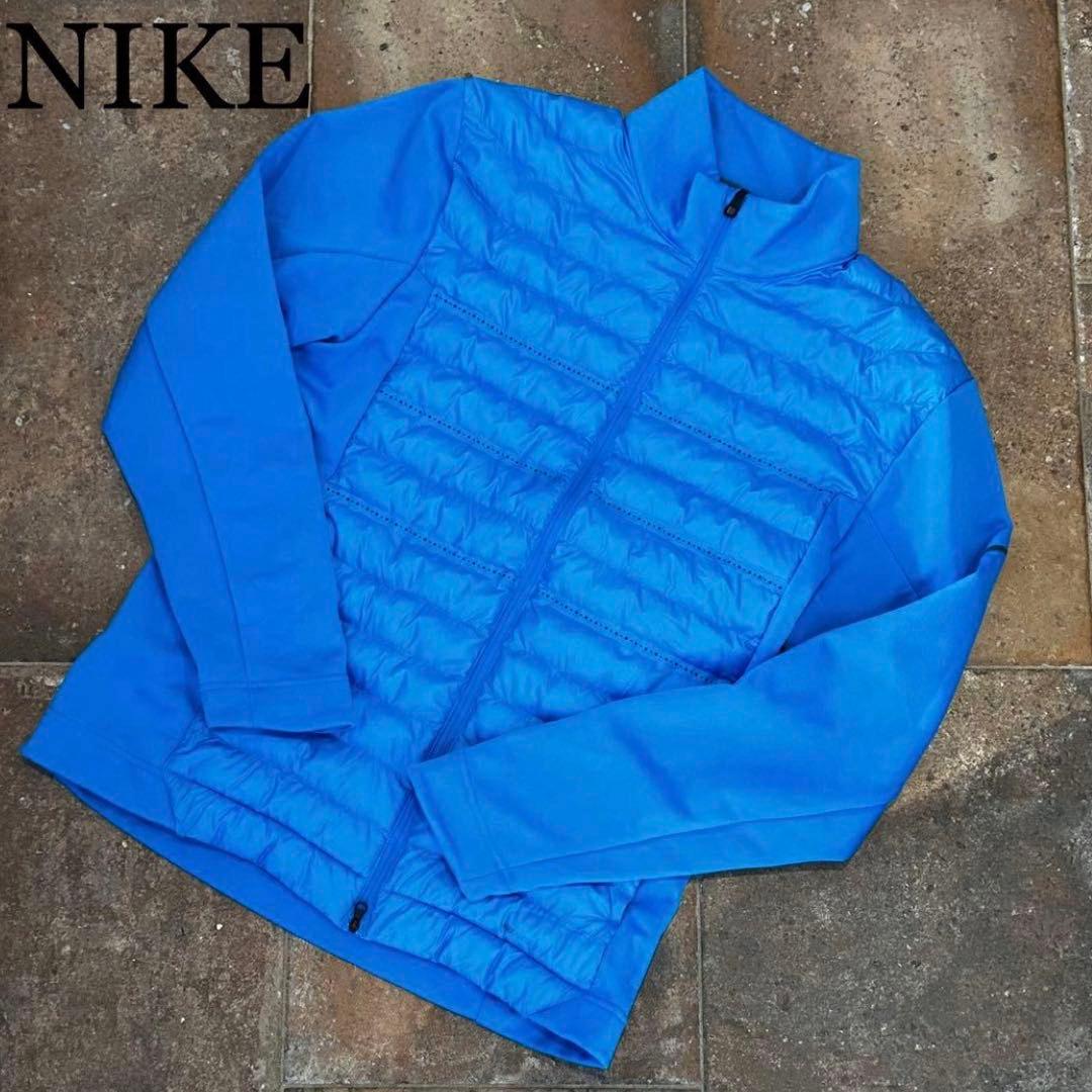 NIKE GOLF/エアロロフトフィルジャケット　ブルー系　【希少サイズL】