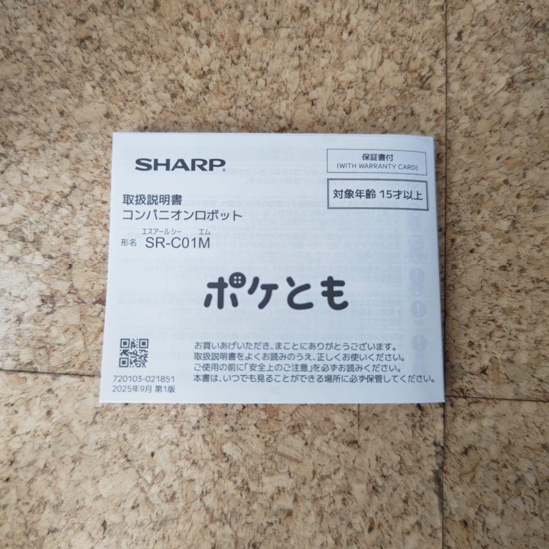 SHARP ポケとも＋充電ホルダー