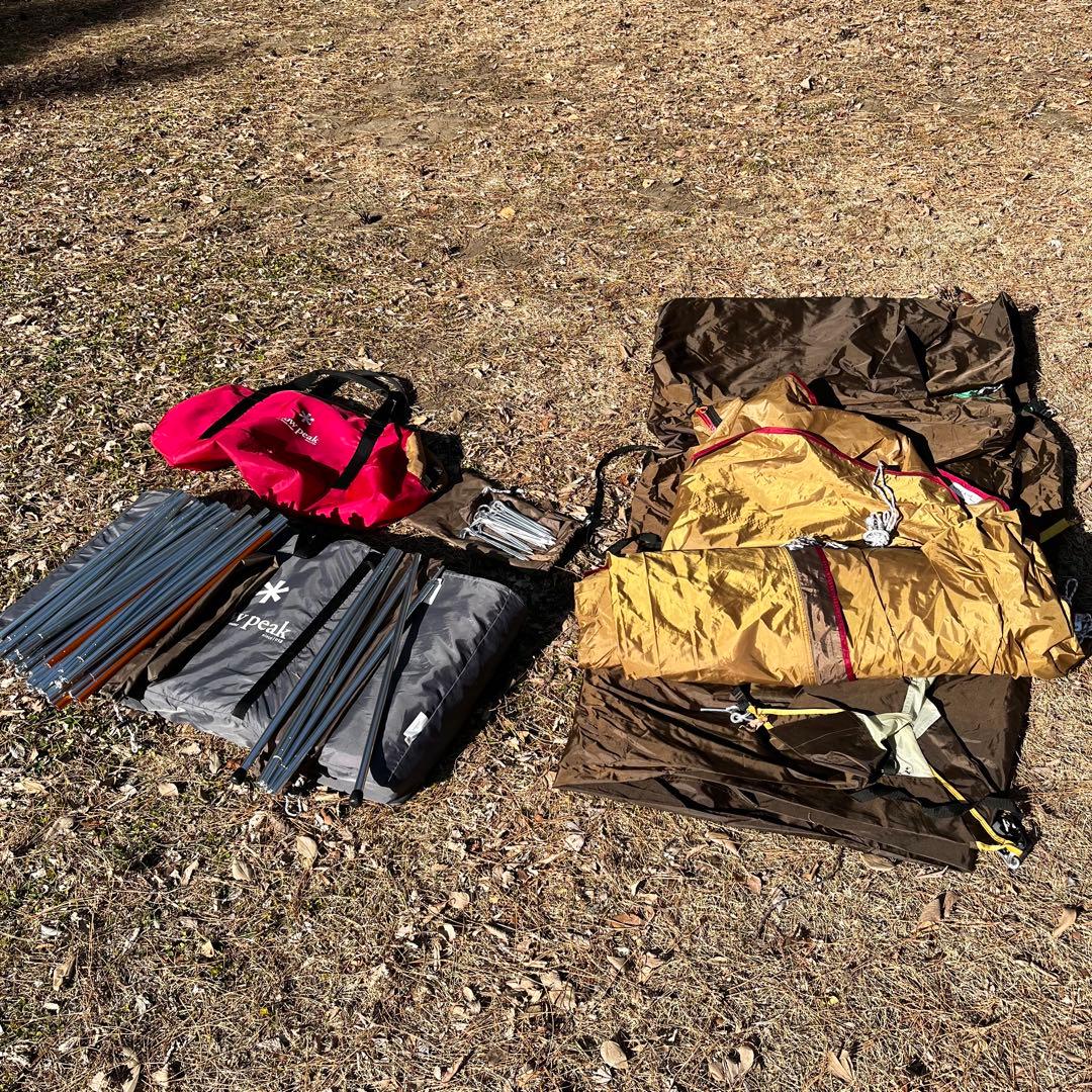 【美品】 peak スノーピーク アメニティドームM　フロアマット付