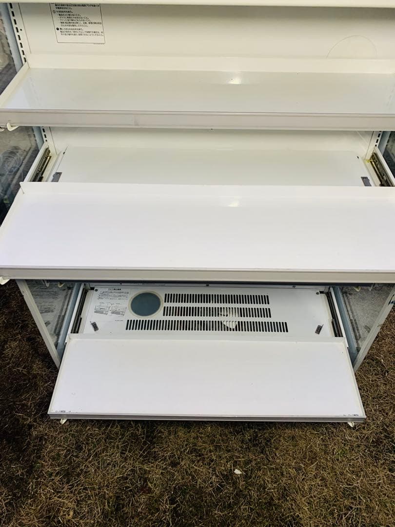 冷蔵ショーケース オープン4段 ホワイト　サンヨー　スーパー　業務用