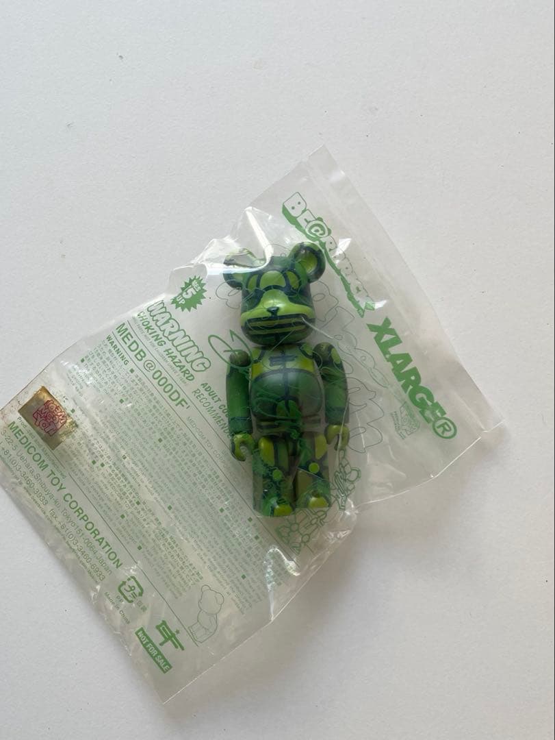 （非売品未開封）ベアブリック XLARGE×DAVID FLORES 100%