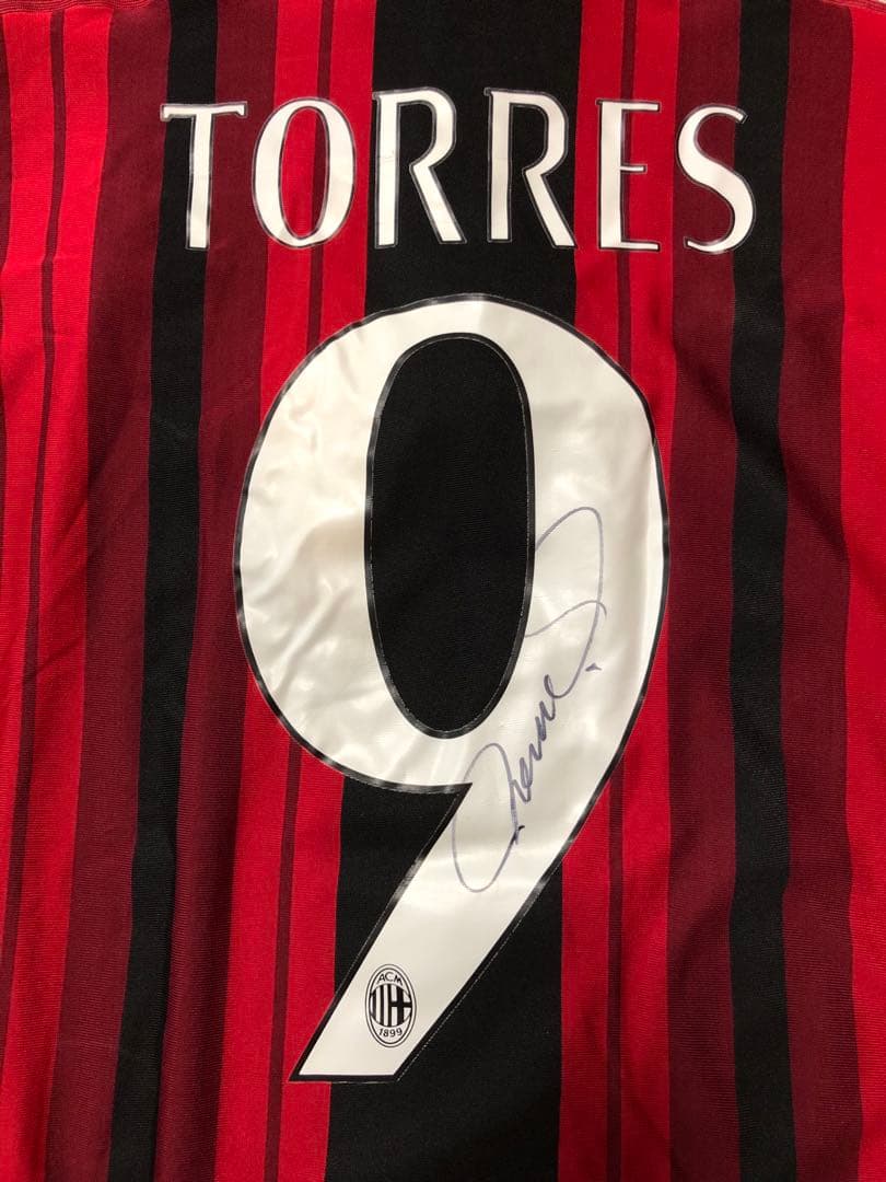 ACミラン　ユニフォーム　フェルナンドトーレスサイン