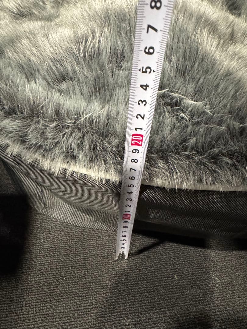 Ambient Lounge ラウンド型ベッドクッション グレー