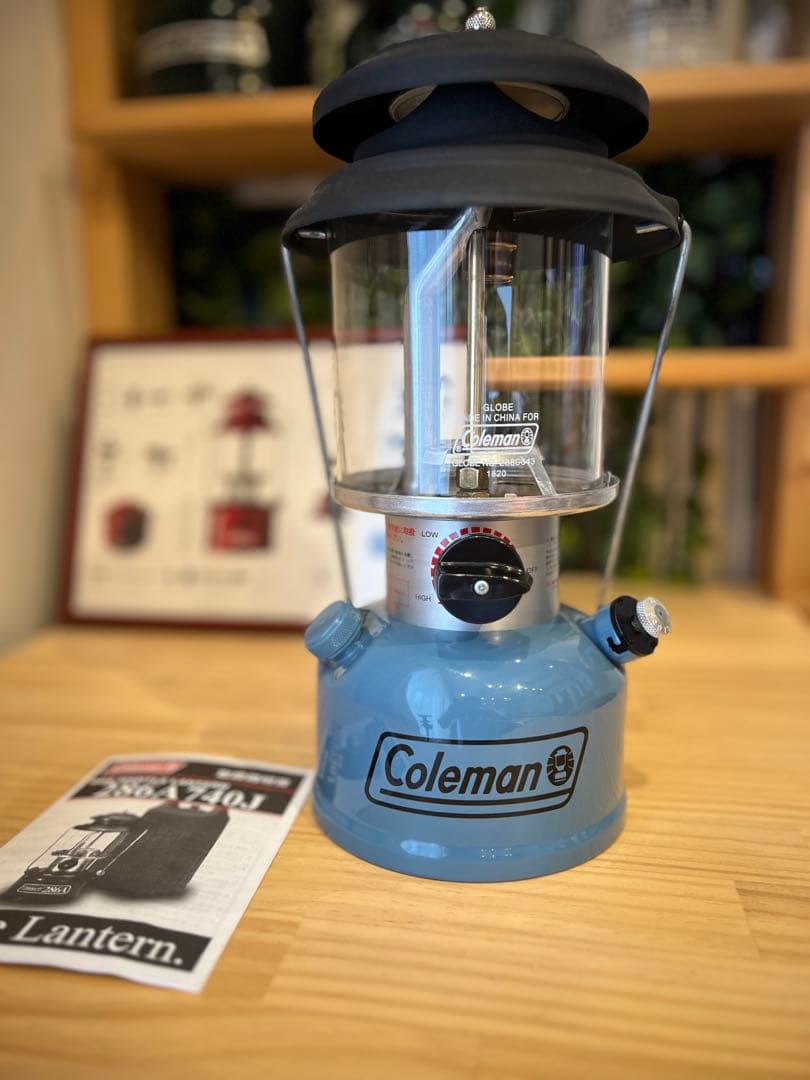 【新品未使用品】コールマン286 マットブラック＆オールドブルーカスタム