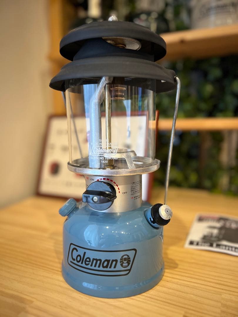 【新品未使用品】コールマン286 マットブラック＆オールドブルーカスタム