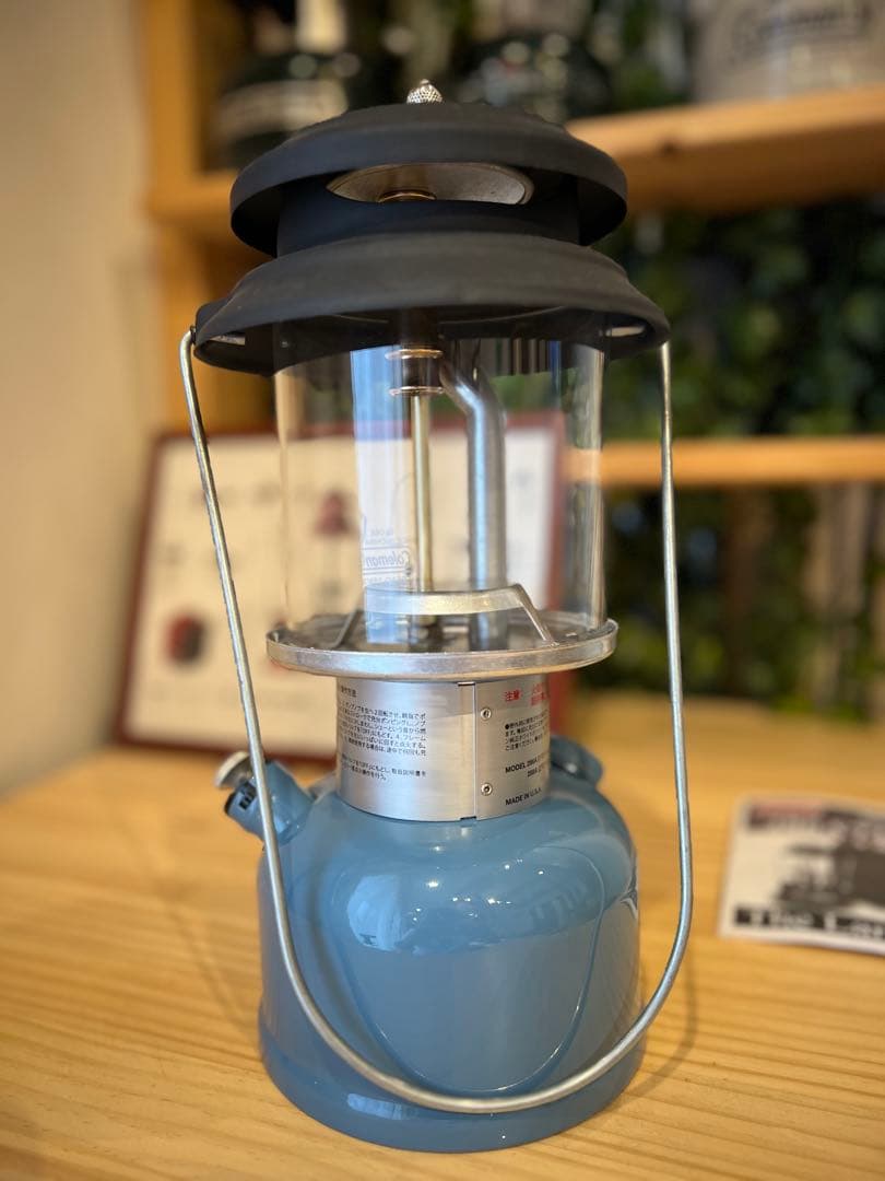 【新品未使用品】コールマン286 マットブラック＆オールドブルーカスタム