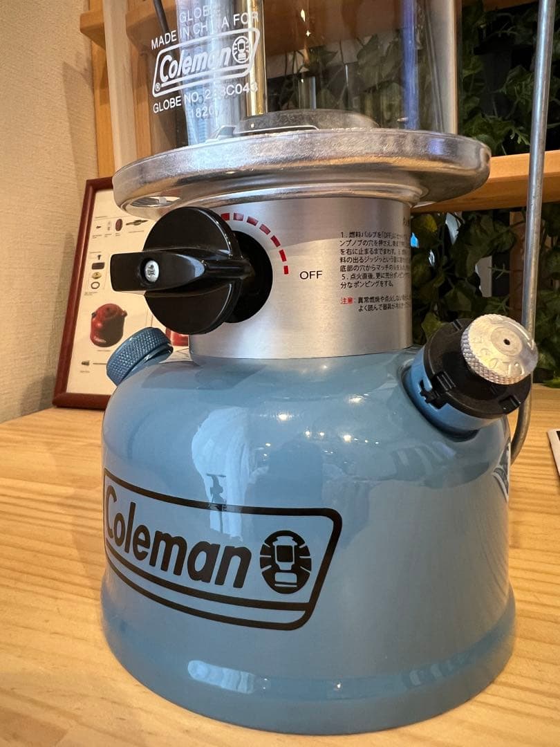 【新品未使用品】コールマン286 マットブラック＆オールドブルーカスタム