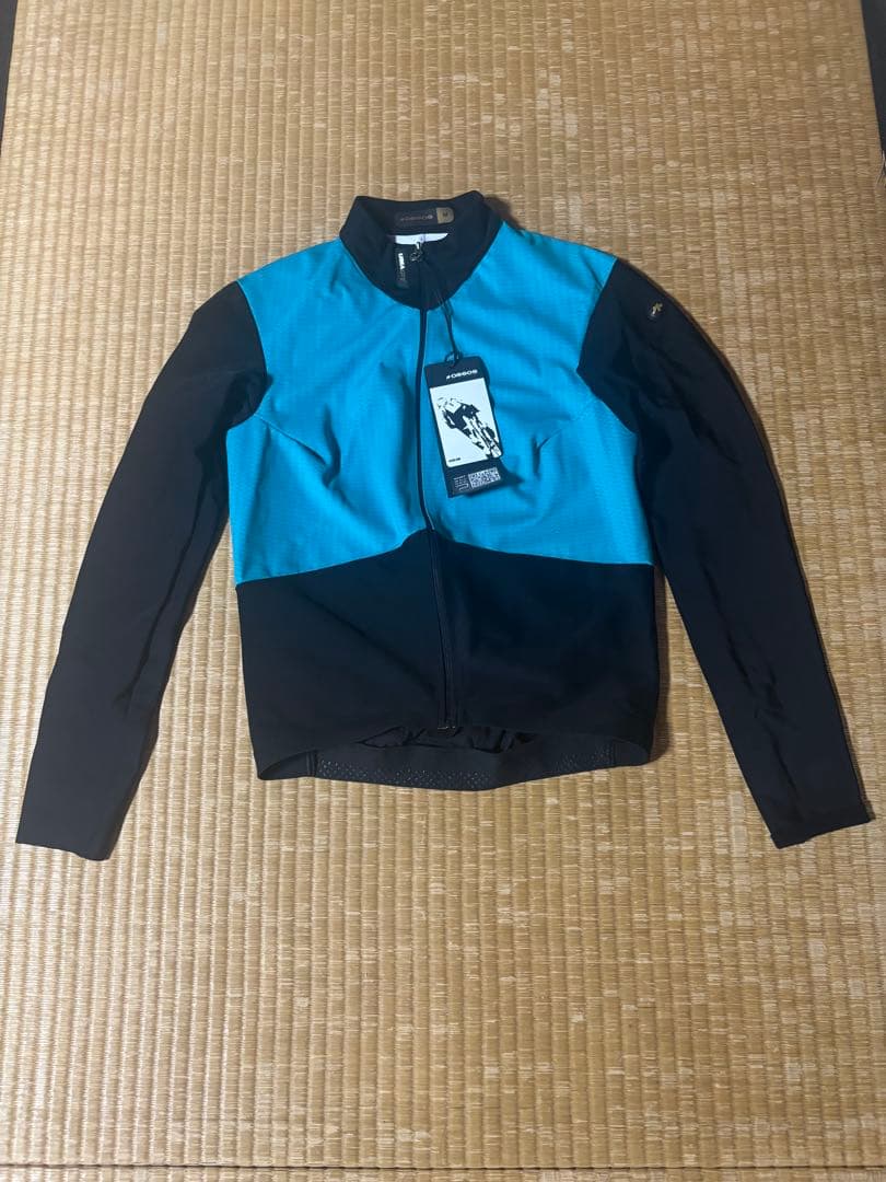 ASSOS Mサイズ サイクルジャージ 青/黒