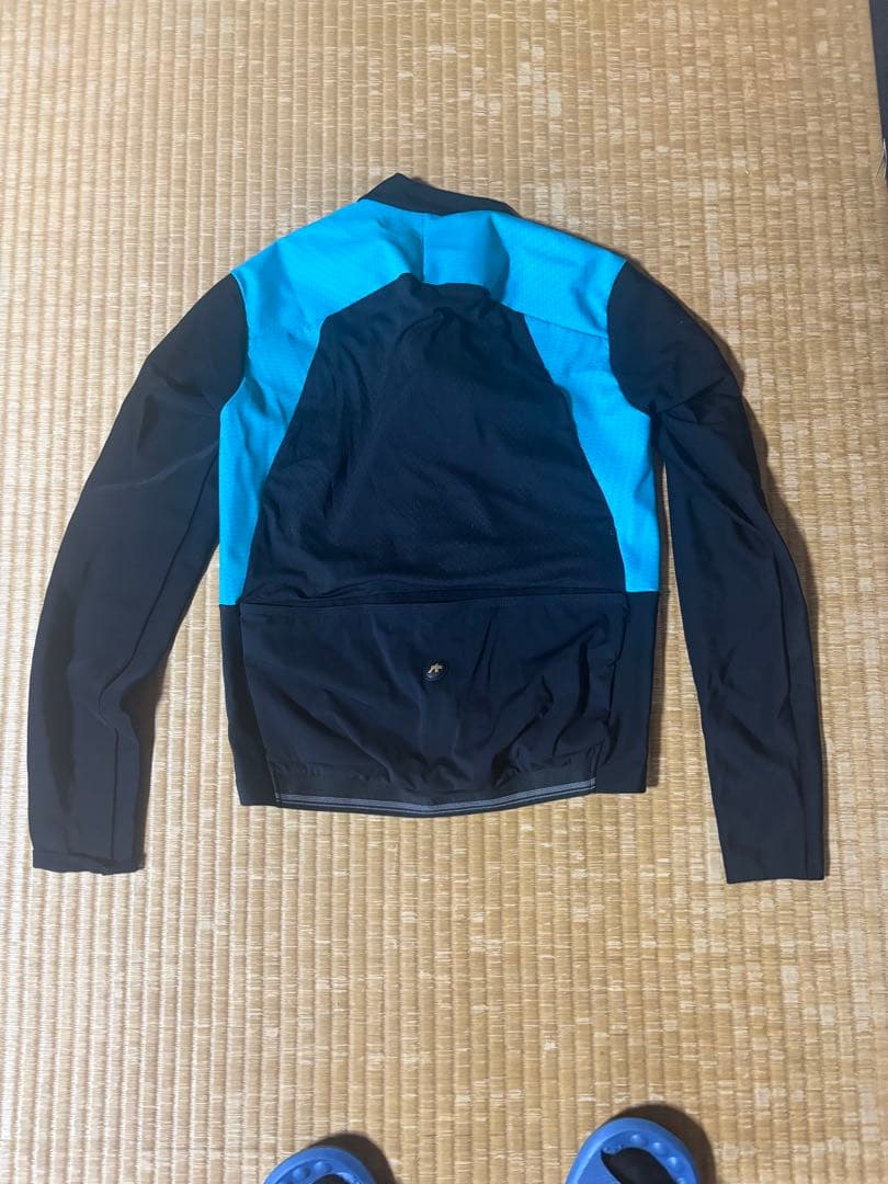 ASSOS Mサイズ サイクルジャージ 青/黒