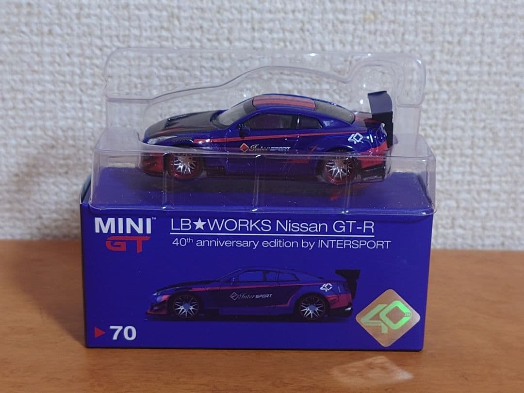 ミニカー MINI GT 70 LB WORKS GT-R 40 Anniversary