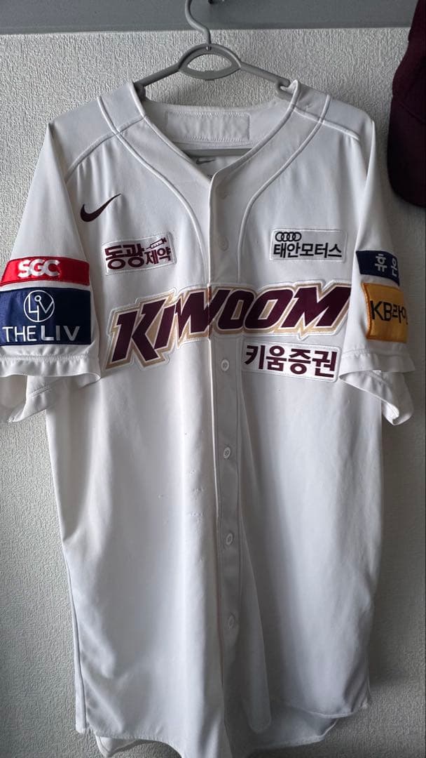 オ*ン様 【韓国プロ野球】キウム・ヒーローズ 実使用ユニフォーム#57