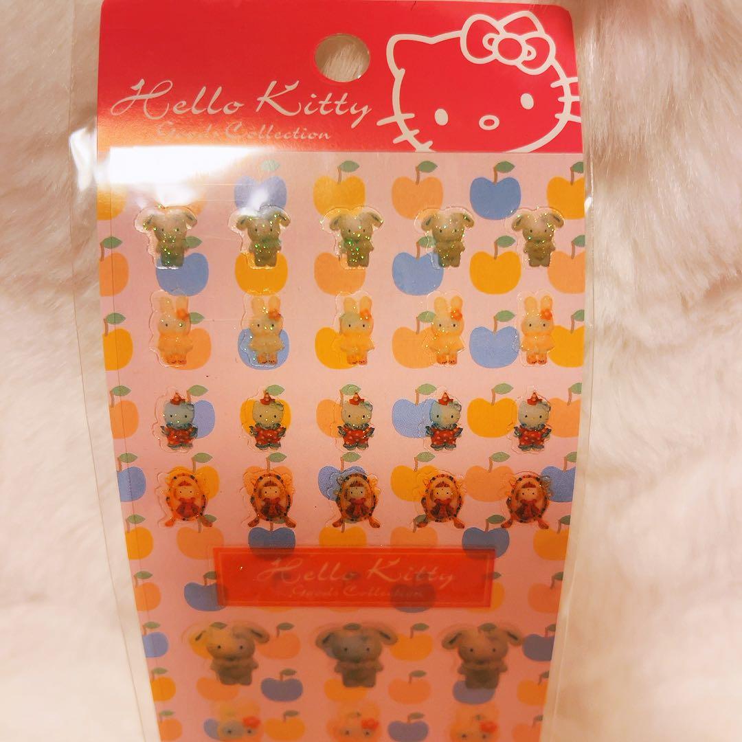 希少レア　ハローキティ　キラモリシール7アソート　平成レトロ　サンリオ