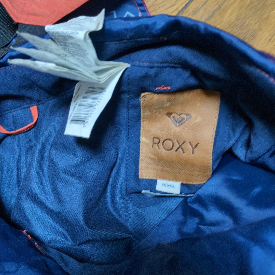 ROXY　スノボウェア　上下セット　Ｍ　ボーダー　デニム風　ビブパンツ