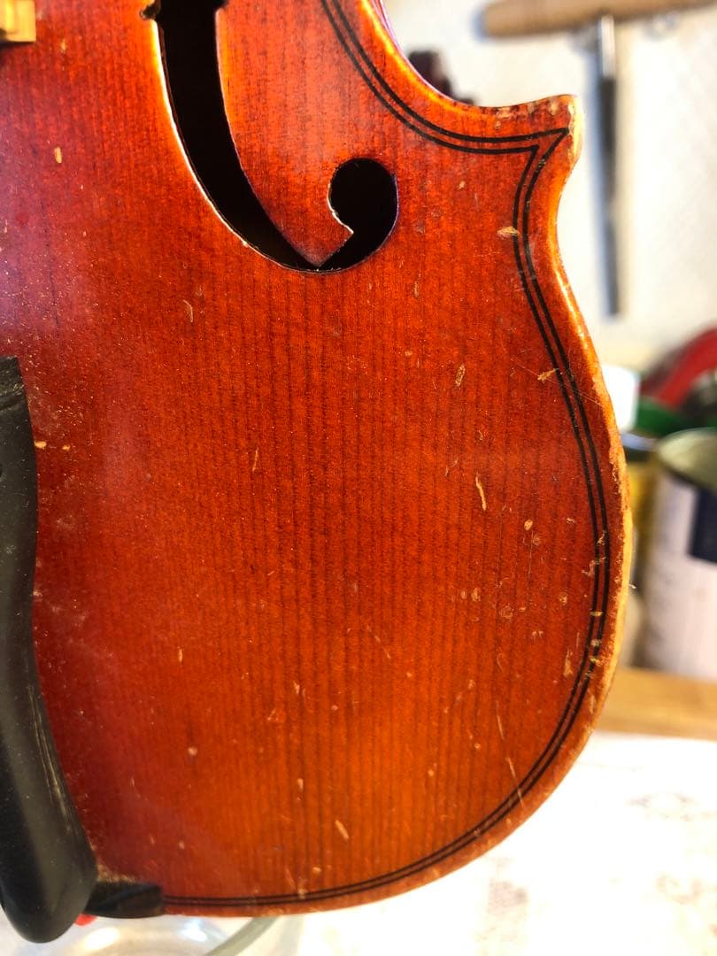 【駒&魂柱調整済】Suzuki分数バイオリンNo280 1/8 1977