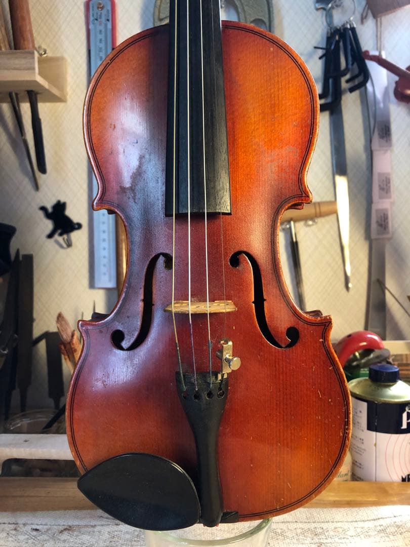 【駒&魂柱調整済】Suzuki分数バイオリンNo280 1/8 1977