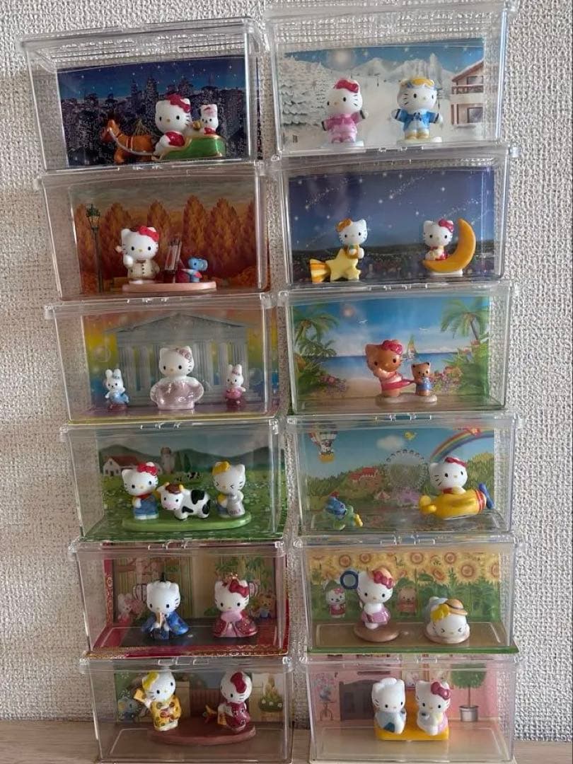 ハローキティ　プチリウムフィギュア