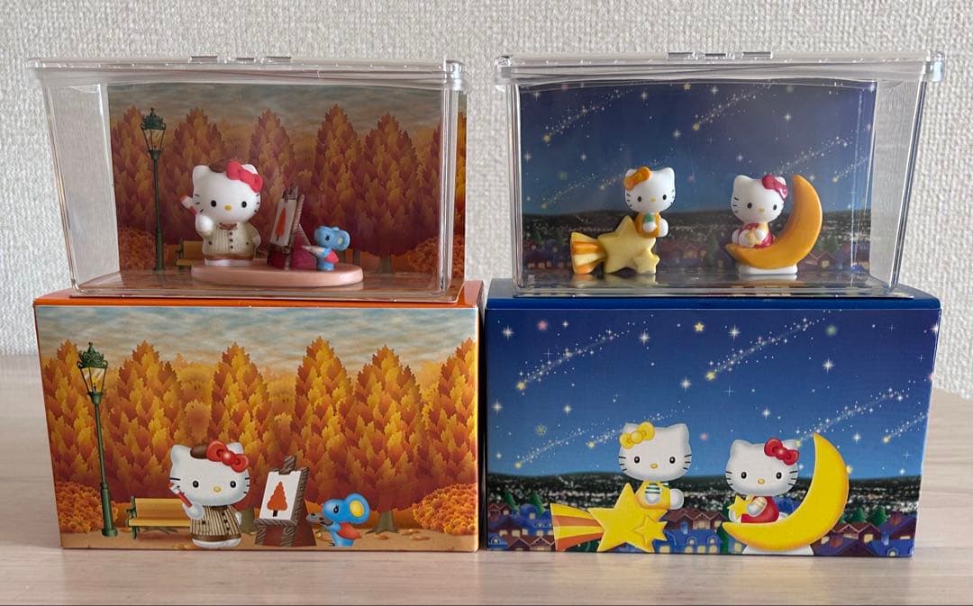 ハローキティ　プチリウムフィギュア