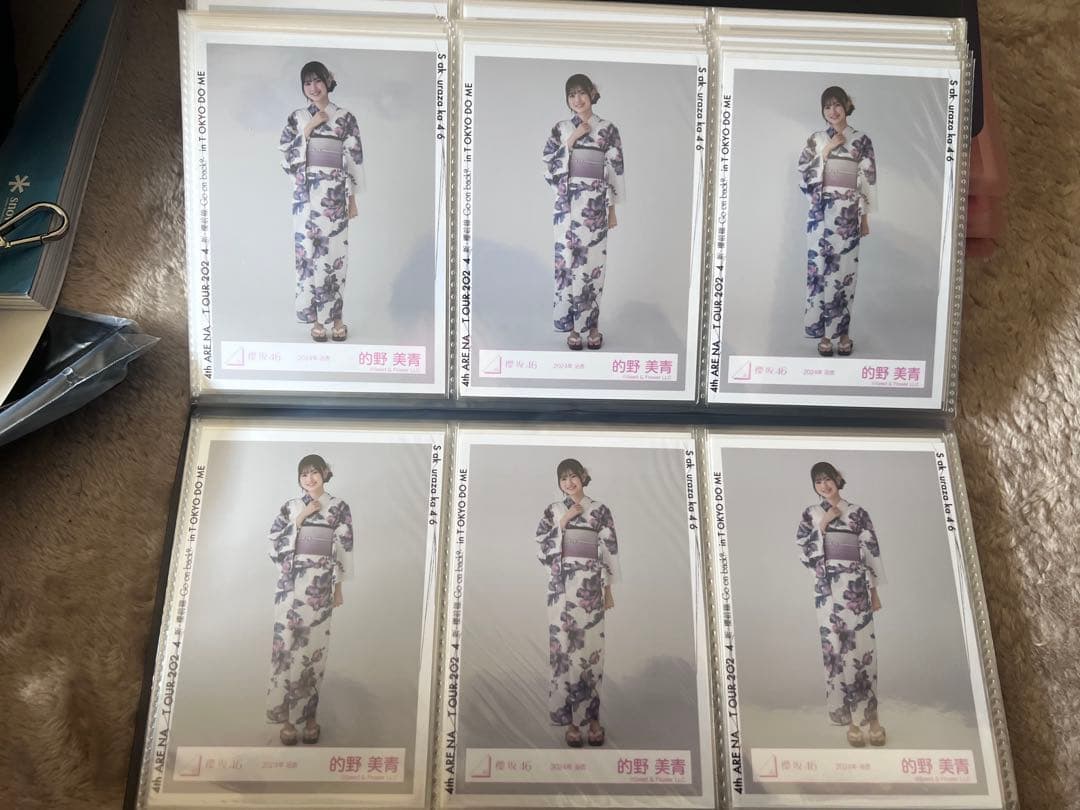 櫻坂46 的野美青　2024年浴衣　衣装　30コンプ