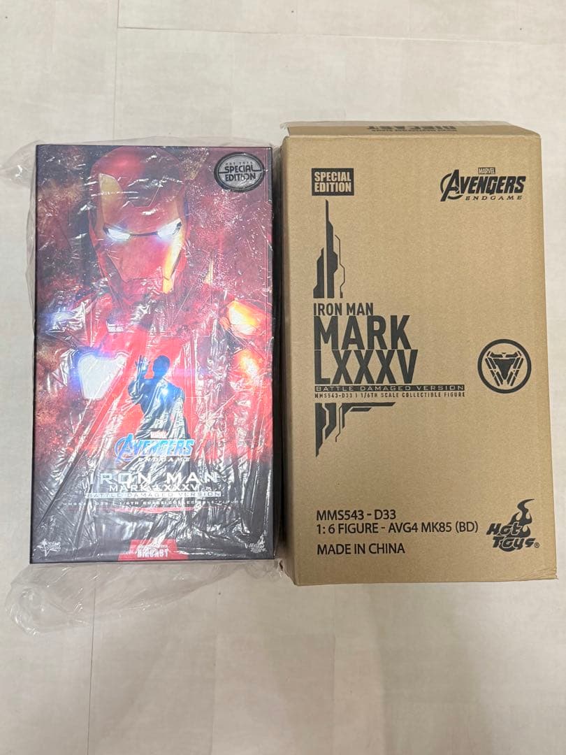 【未開封】HOTTOYS アイアンマンMarkバトルダメージ版MMS543