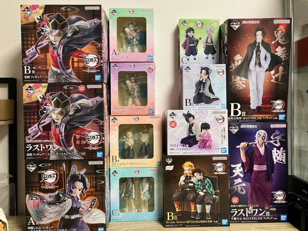 鬼滅の刃 一番くじ　フィギュア まとめ売り プライズ　炭治郎　煉獄　胡蝶