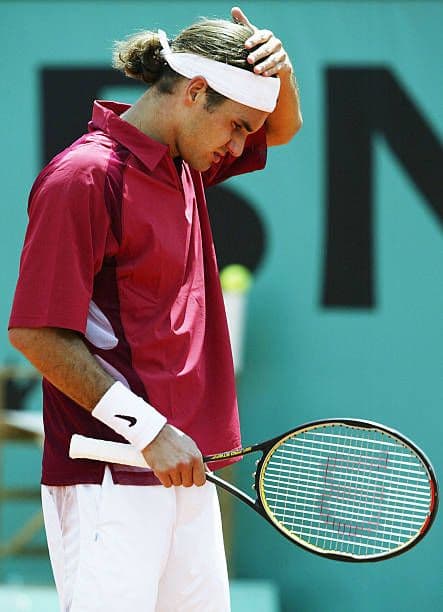 ナイキ　テニスウェア　L　フェデラー着用モデル　2003　刺繍ロゴ