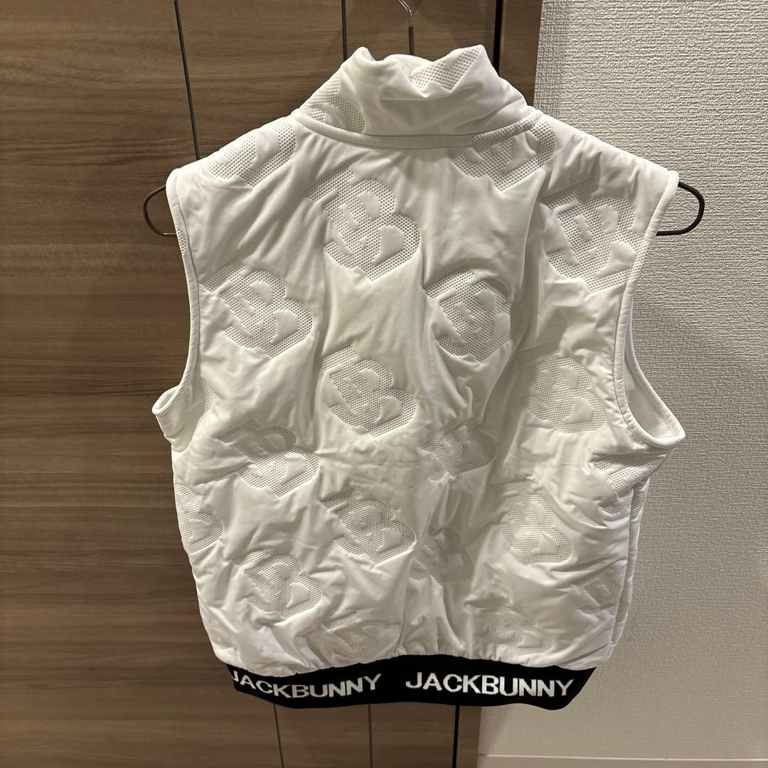 JACK BUNNY レディース ベスト ホワイト サイズS