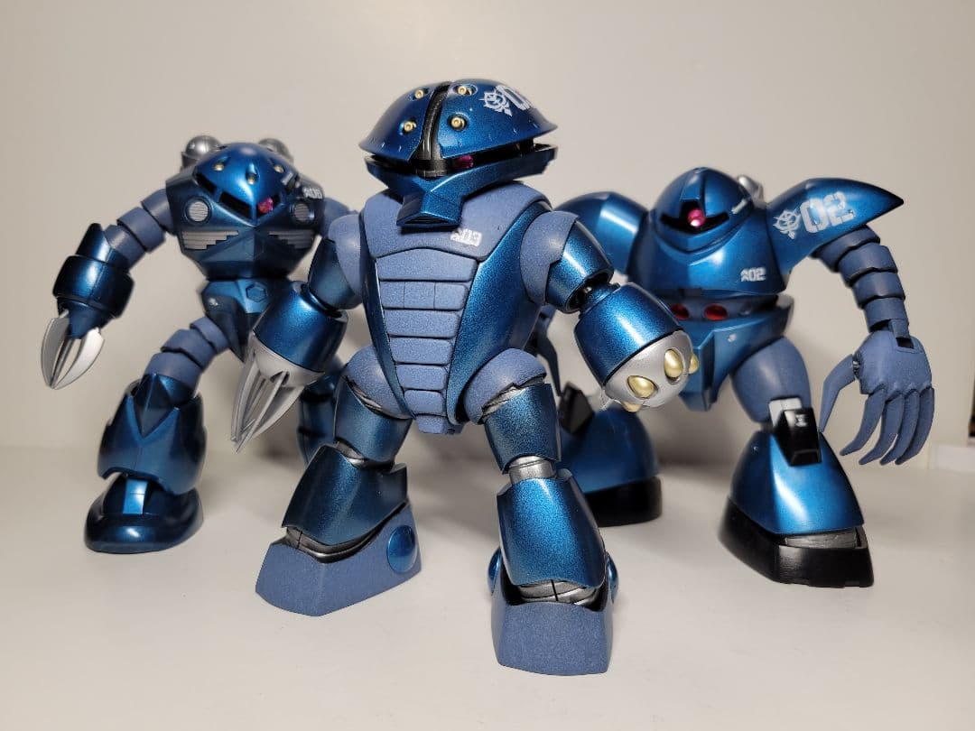 ガンプラ　HG　3体セット(ゴッグ、ズゴック、アッガイ)塗装完成品