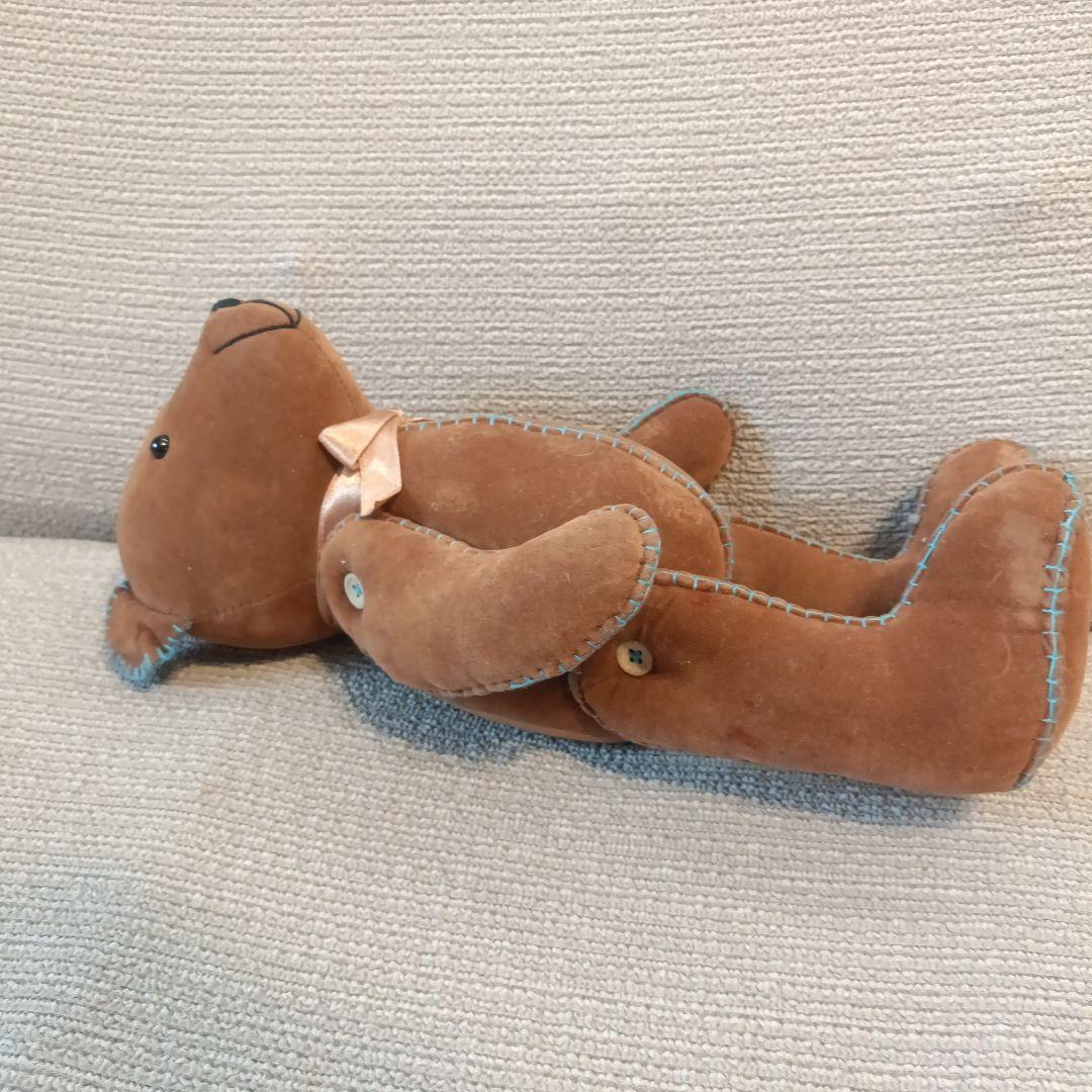 セミニョン　ぬいぐるみ　テディベア　スウェード調