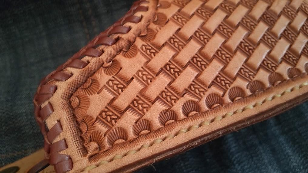 姫路牛本革　ロッドホルダー　ビッグベイトロッド　オールドタックル　フジグリップ等