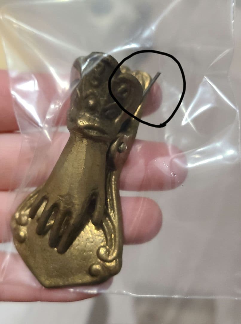 サナ 【お70】10 フランス　アンティーク　ハンド　クリップ 貴婦人の手