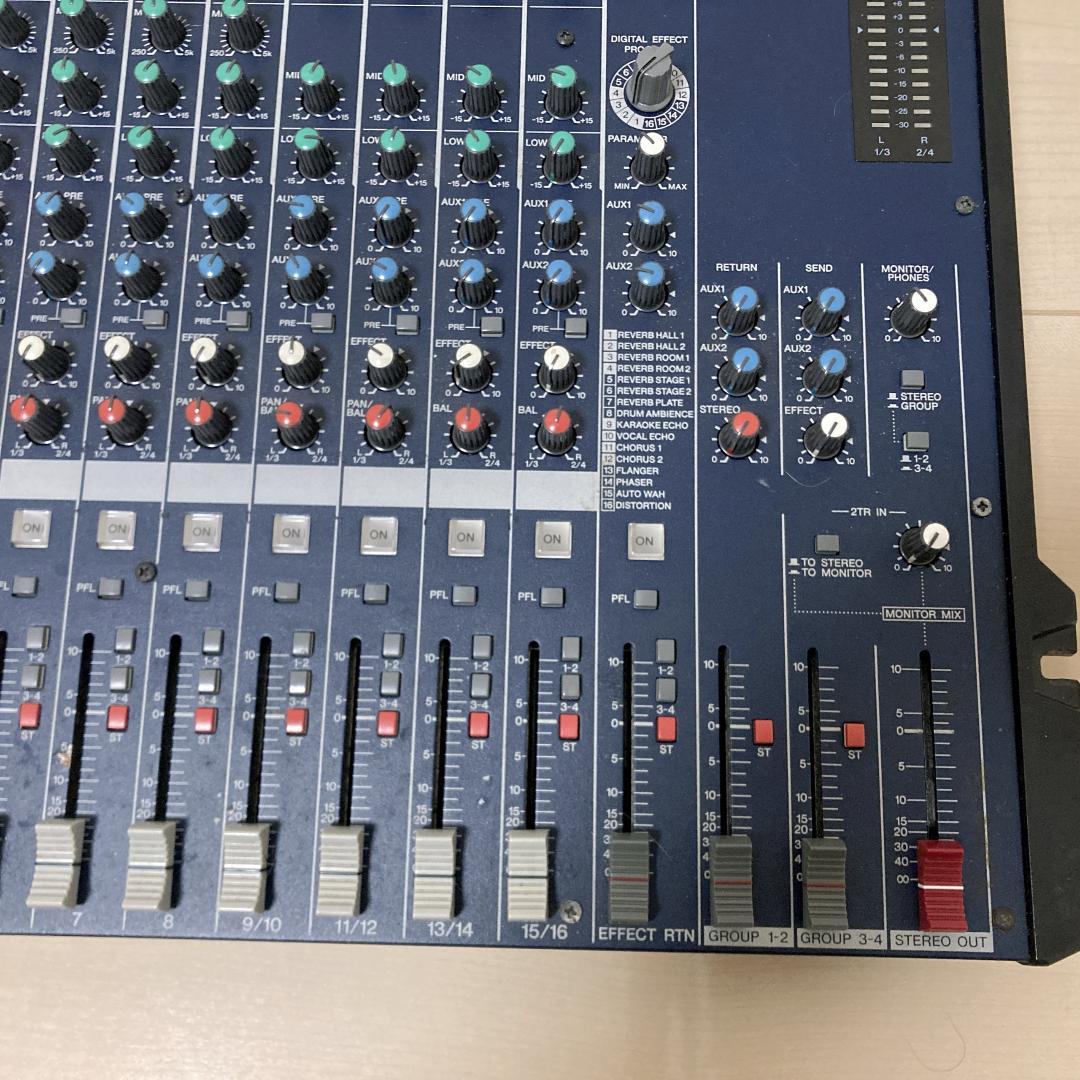 YAMAHA MG166CX 16CHアナログミキサー 基本動作確認済 AC付
