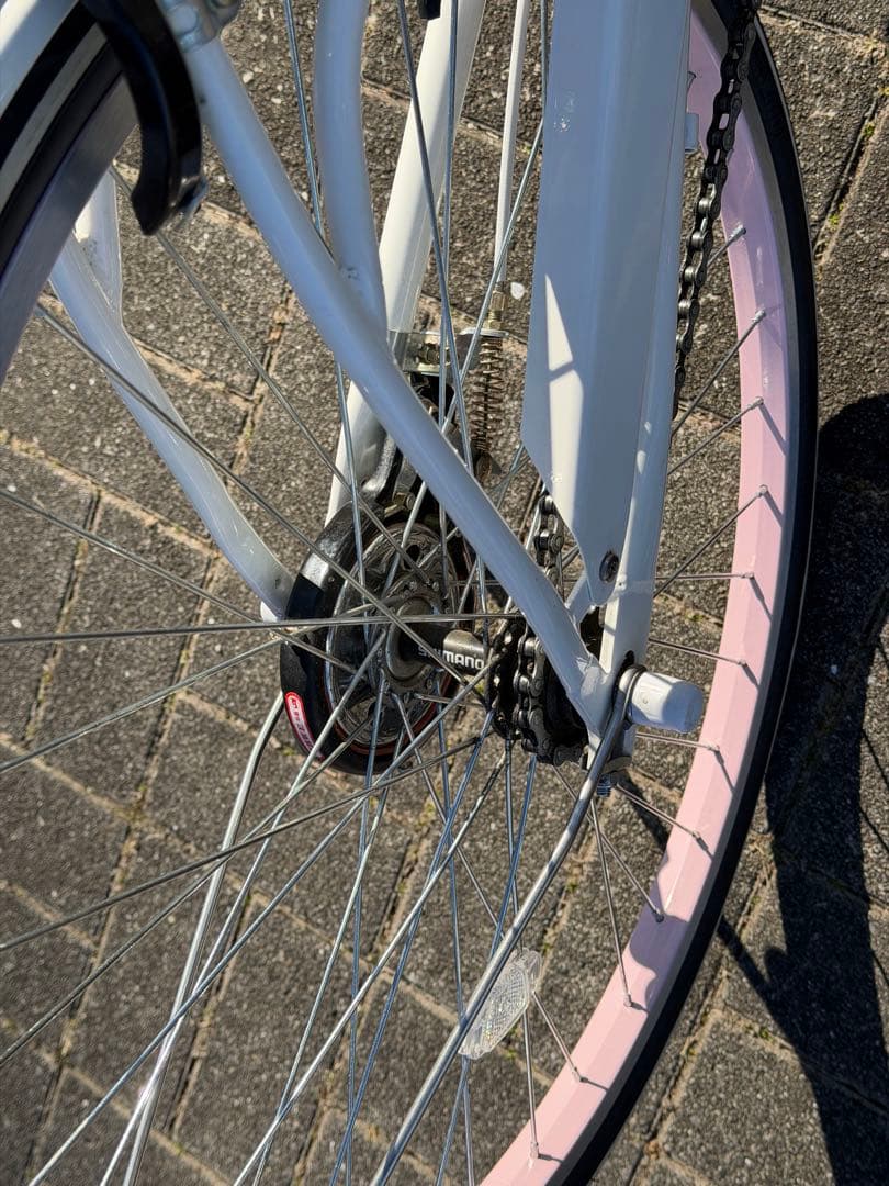 サイクルベースあさひ⭐︎ガールズラボ⭐︎ホワイト24インチ自転車