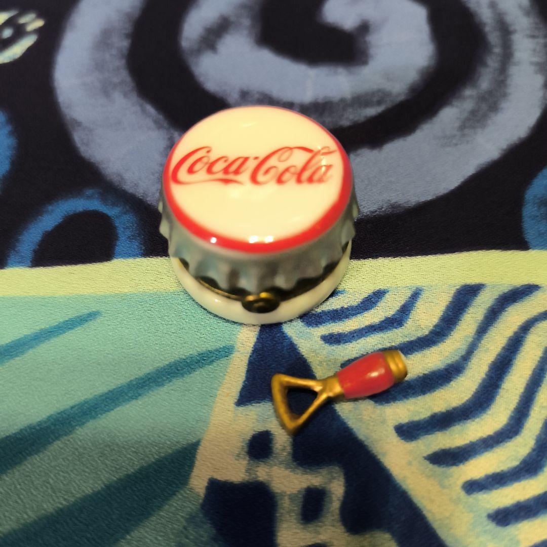 Coca-Cola ミニチュアボトルキャップ 1990年製ヒンジボックス