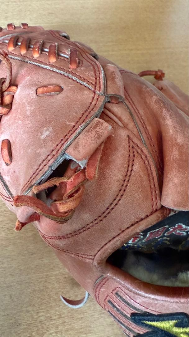 ミズノプロオーダー　投手用　左　ノースヨーロピアンキップ